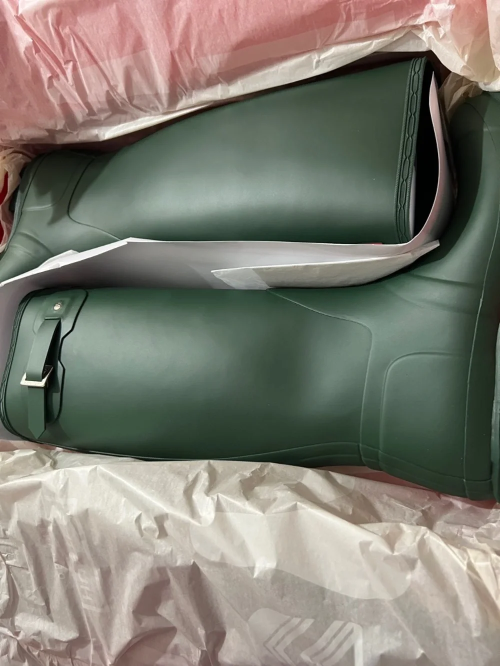 BNIB Hunter Womens Original Tall Boots — Hunter Green - Picture 5 of 17